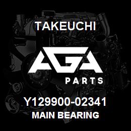 Y129900-02341 Takeuchi MAIN BEARING | AGA Parts