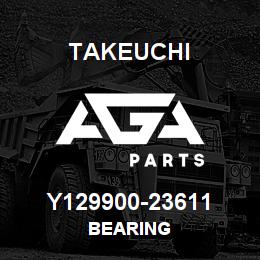 Y129900-23611 Takeuchi BEARING | AGA Parts