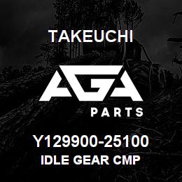 Y129900-25100 Takeuchi IDLE GEAR CMP | AGA Parts