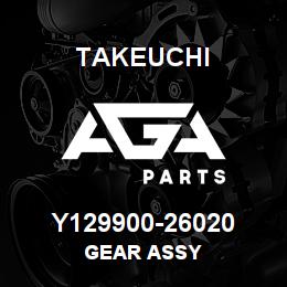 Y129900-26020 Takeuchi GEAR ASSY | AGA Parts