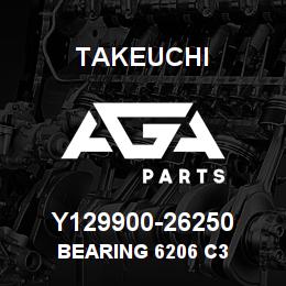 Y129900-26250 Takeuchi BEARING 6206 C3 | AGA Parts