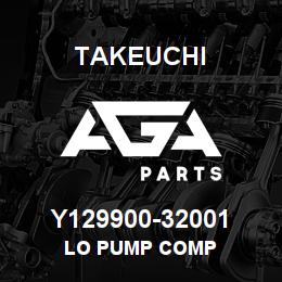 Y129900-32001 Takeuchi LO PUMP COMP | AGA Parts