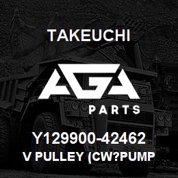 Y129900-42462 Takeuchi V PULLEY (CW?PUMP | AGA Parts