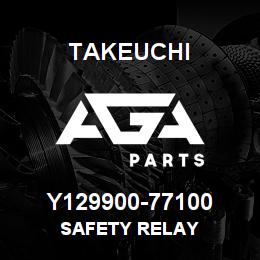 Y129900-77100 Takeuchi SAFETY RELAY | AGA Parts