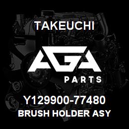 Y129900-77480 Takeuchi BRUSH HOLDER ASY | AGA Parts