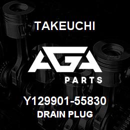 Y129901-55830 Takeuchi DRAIN PLUG | AGA Parts