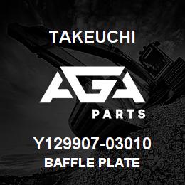 Y129907-03010 Takeuchi BAFFLE PLATE | AGA Parts