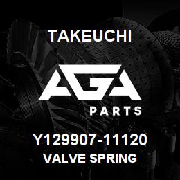 Y129907-11120 Takeuchi VALVE SPRING | AGA Parts