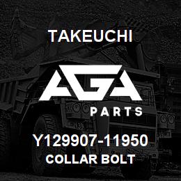 Y129907-11950 Takeuchi COLLAR BOLT | AGA Parts
