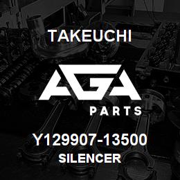 Y129907-13500 Takeuchi SILENCER | AGA Parts