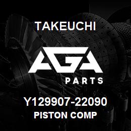 Y129907-22090 Takeuchi PISTON COMP | AGA Parts
