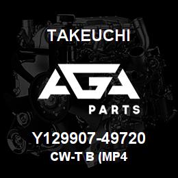 Y129907-49720 Takeuchi CW-T B (MP4 | AGA Parts