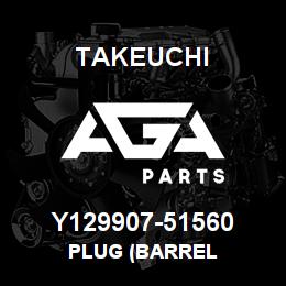 Y129907-51560 Takeuchi PLUG (BARREL | AGA Parts