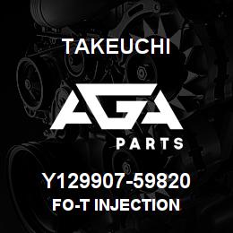 Y129907-59820 Takeuchi FO-T INJECTION | AGA Parts