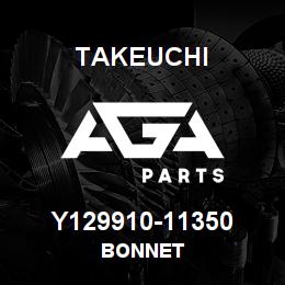 Y129910-11350 Takeuchi BONNET | AGA Parts