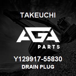 Y129917-55830 Takeuchi DRAIN PLUG | AGA Parts
