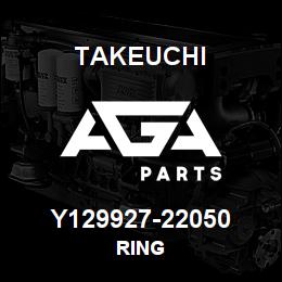 Y129927-22050 Takeuchi RING | AGA Parts
