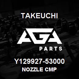 Y129927-53000 Takeuchi NOZZLE CMP | AGA Parts