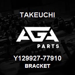Y129927-77910 Takeuchi BRACKET | AGA Parts