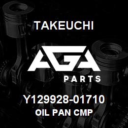 Y129928-01710 Takeuchi OIL PAN CMP | AGA Parts