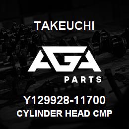 Y129928-11700 Takeuchi CYLINDER HEAD CMP | AGA Parts