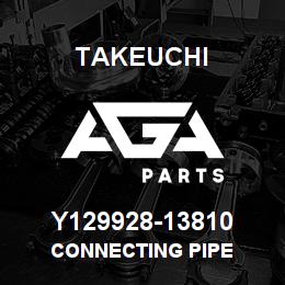 Y129928-13810 Takeuchi CONNECTING PIPE | AGA Parts
