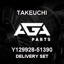 Y129928-51390 Takeuchi DELIVERY SET | AGA Parts