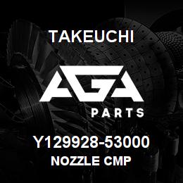Y129928-53000 Takeuchi NOZZLE CMP | AGA Parts
