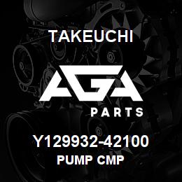 Y129932-42100 Takeuchi PUMP CMP | AGA Parts