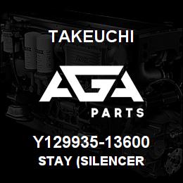 Y129935-13600 Takeuchi STAY (SILENCER | AGA Parts