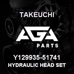 Y129935-51741 Takeuchi HYDRAULIC HEAD SET | AGA Parts