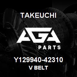 Y129940-42310 Takeuchi V BELT | AGA Parts