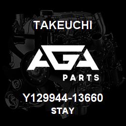 Y129944-13660 Takeuchi STAY | AGA Parts