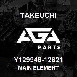 Y129948-12621 Takeuchi MAIN ELEMENT | AGA Parts