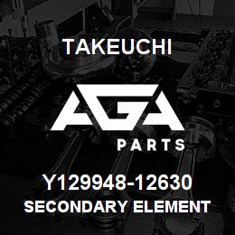 Y129948-12630 Takeuchi SECONDARY ELEMENT | AGA Parts