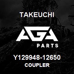 Y129948-12650 Takeuchi COUPLER | AGA Parts