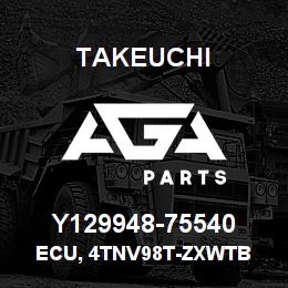 Y129948-75540 Takeuchi ECU, 4TNV98T-ZXWTB | AGA Parts