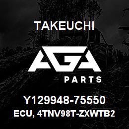 Y129948-75550 Takeuchi ECU, 4TNV98T-ZXWTB2 | AGA Parts