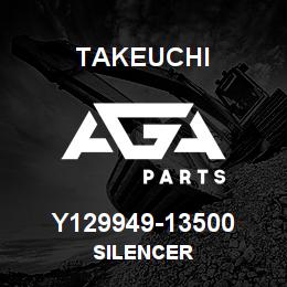 Y129949-13500 Takeuchi SILENCER | AGA Parts