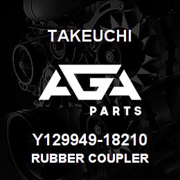 Y129949-18210 Takeuchi RUBBER COUPLER | AGA Parts