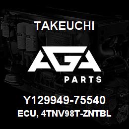 Y129949-75540 Takeuchi ECU, 4TNV98T-ZNTBL | AGA Parts