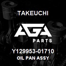 Y129953-01710 Takeuchi OIL PAN ASSY | AGA Parts