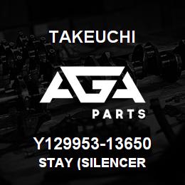 Y129953-13650 Takeuchi STAY (SILENCER | AGA Parts