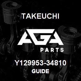 Y129953-34810 Takeuchi GUIDE | AGA Parts