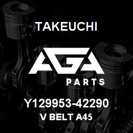 Y129953-42290 Takeuchi V BELT A45 | AGA Parts