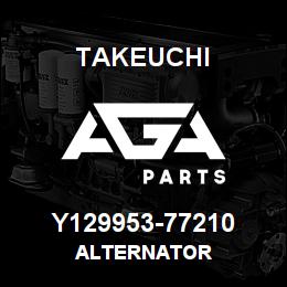 Y129953-77210 Takeuchi ALTERNATOR | AGA Parts