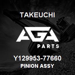 Y129953-77660 Takeuchi PINION ASSY | AGA Parts