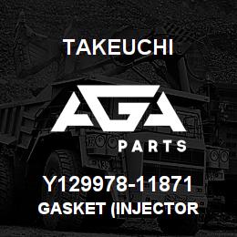 Y129978-11871 Takeuchi GASKET (INJECTOR | AGA Parts