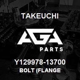 Y129978-13700 Takeuchi BOLT (FLANGE | AGA Parts