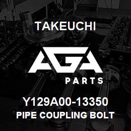 Y129A00-13350 Takeuchi PIPE COUPLING BOLT | AGA Parts